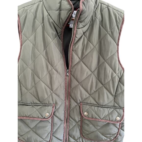 Bass Vest Mens XL Quilted Puffer Packable Zipper Pockets Outdoors Fishing Casual - Picture 3 of 4